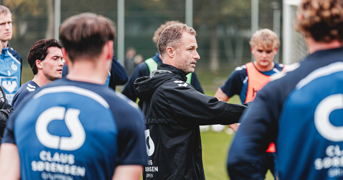 Uofficiel EfB-debut gjorde Hjalte Bo Nørregaard klogere Foto: EfB