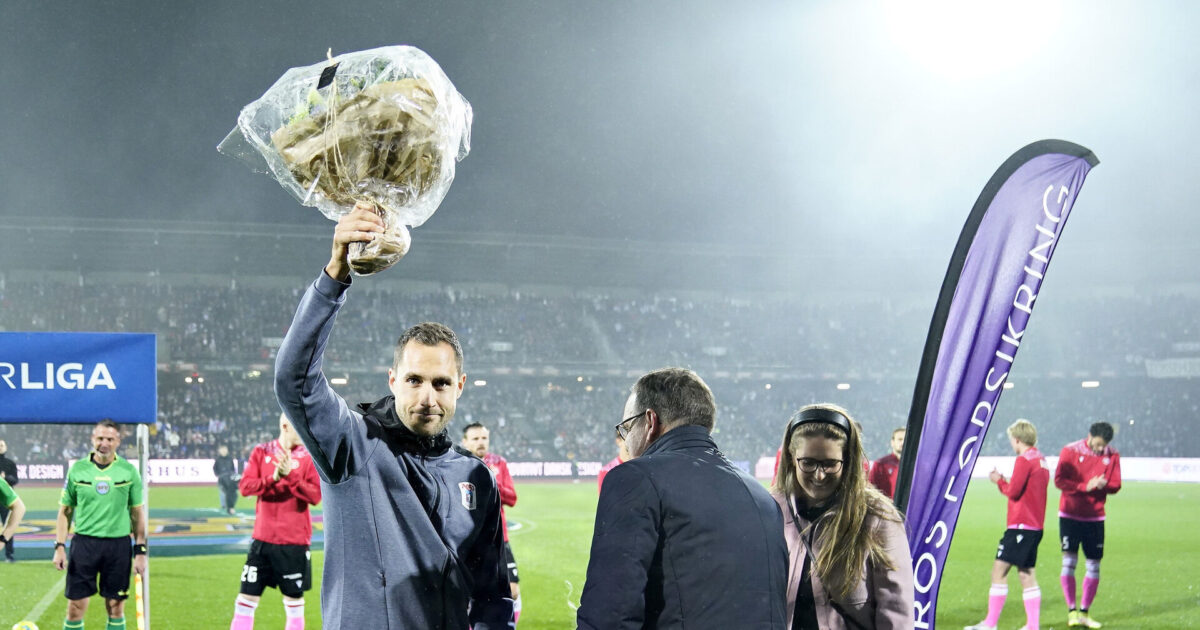 Backman i stor kærlighedserklæring til AGF-fans Foto: Henning Bagger/Ritzau Scanpix