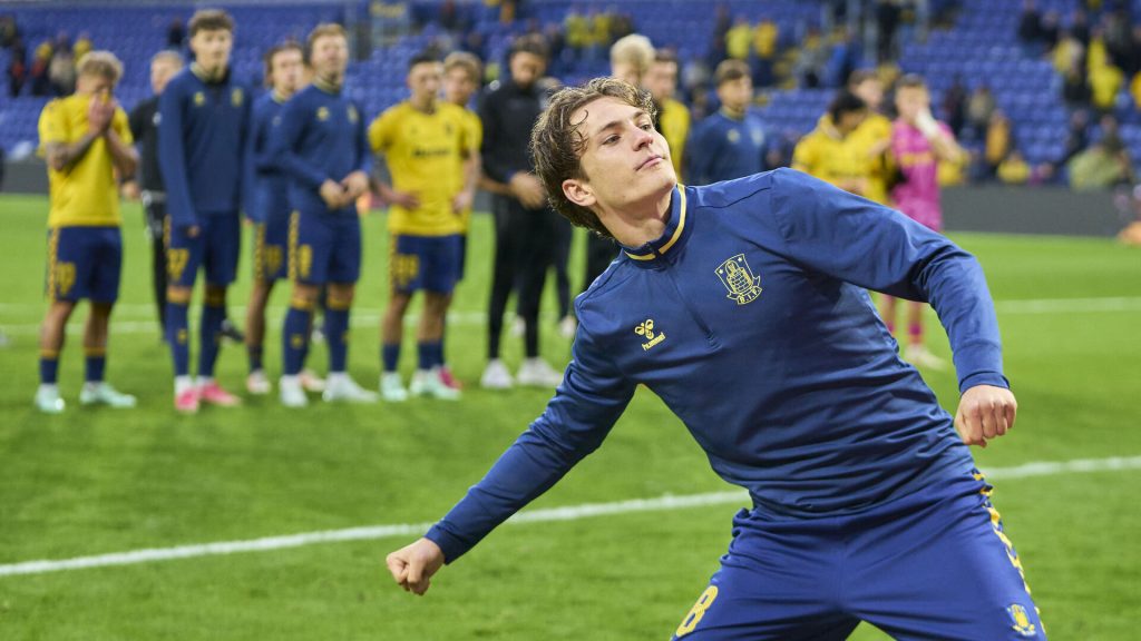 Jacob Ambæk jubler med Brøndby IF