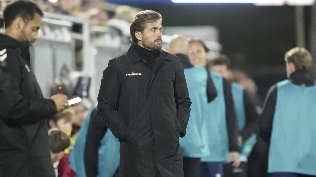 Jakob Poulsen under AGF's kamp mod Sønderjyske