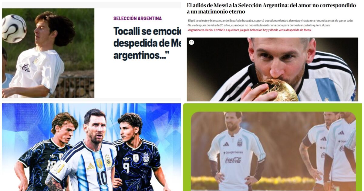 Hylder stjernen: Her kan du se Messis afskedskamp Foto: Clarin, TNT Sports, Diario Olé, Goal