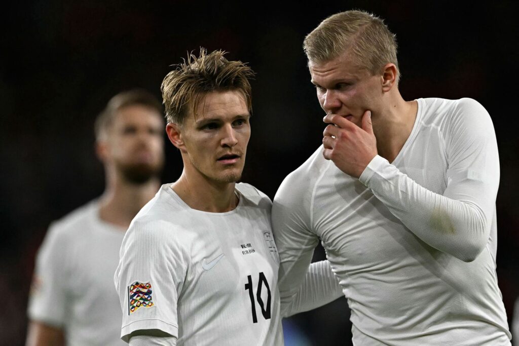Ødegaard og Haaland taler