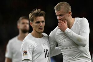 Ødegaard og Haaland taler