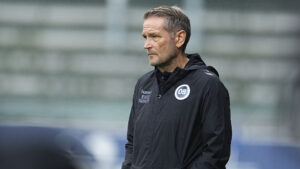 Thomas Thomasberg under en kamp mod Lyngby