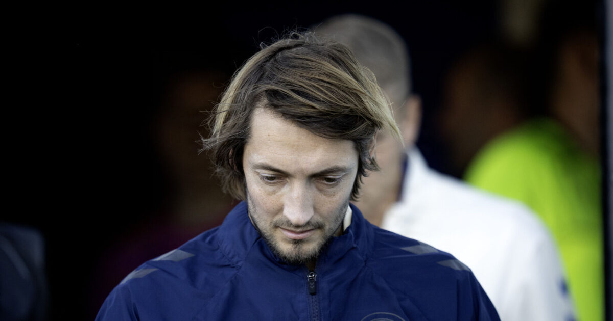 Falk blev bænket mod Brøndby: Starter han mod FCK? Foto: Bo Amstrup/Ritzau Scanpix