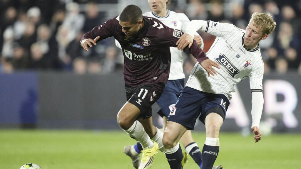 Tobias Mølgaard for AGF mod Sønderjyske