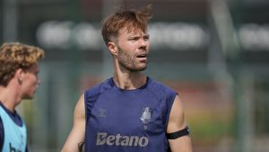 Patrick Mortensen til Brøndby IF-træning