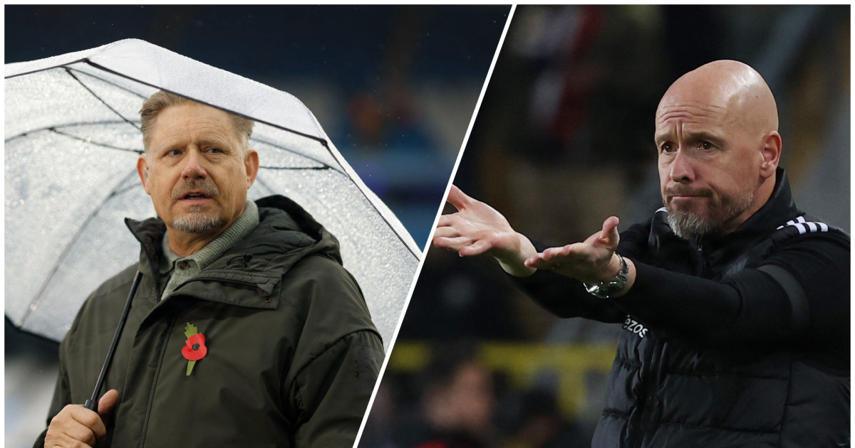 Schmeichel revser Ten Hag: Hvor vover han! Foto: Ritzau Scanpix/REUTERS