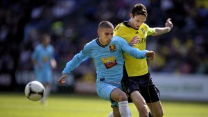 Rawez Lawan i kamp fo FC nordsjælland mod Brøndby.