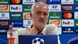 Jose Mourinho på pressemøde