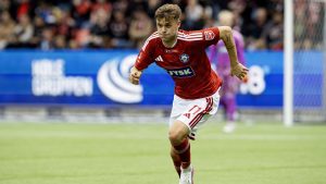 Oliver Ross i aktion for Silkeborg IF