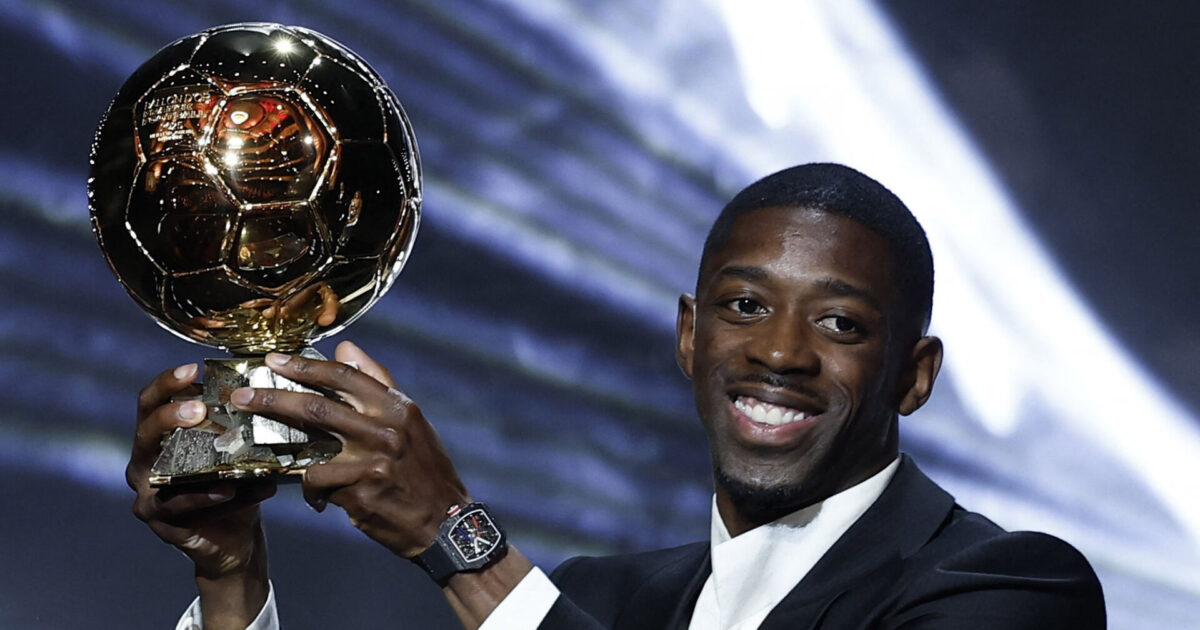 Campo stemmer til Ballon d’Or: Sådan fungerer prisuddelingen Sidste års vinder af Ballon d'Or, Ousmane Dembélé. Foto: Benoit Tessier/REUTERS
