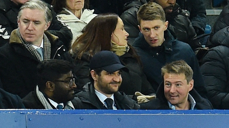 Josh Wander på Goodison Park.