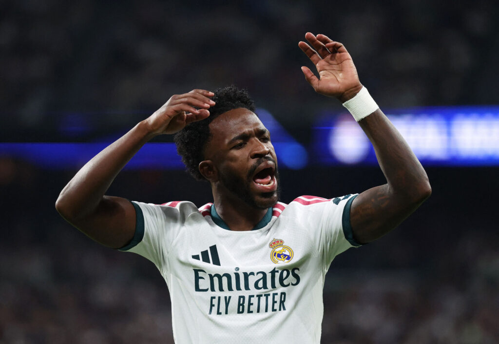 Vinicius Junior kom i fokus, da Real Madrid spillede lørdag aften