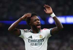 Vinicius Junior kom i fokus, da Real Madrid spillede lørdag aften