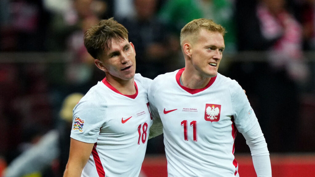 Marcel Reguła og Karol Swiderski for det polske landshold.