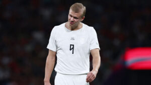 Erling Haaland for Norges landshold