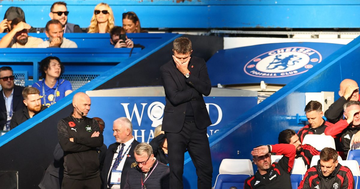 Har Carrick ramt bunden? Uniteds elendigheder fortsatte mod Chelsea Foto: Ritzau Scanpix/REUTERS