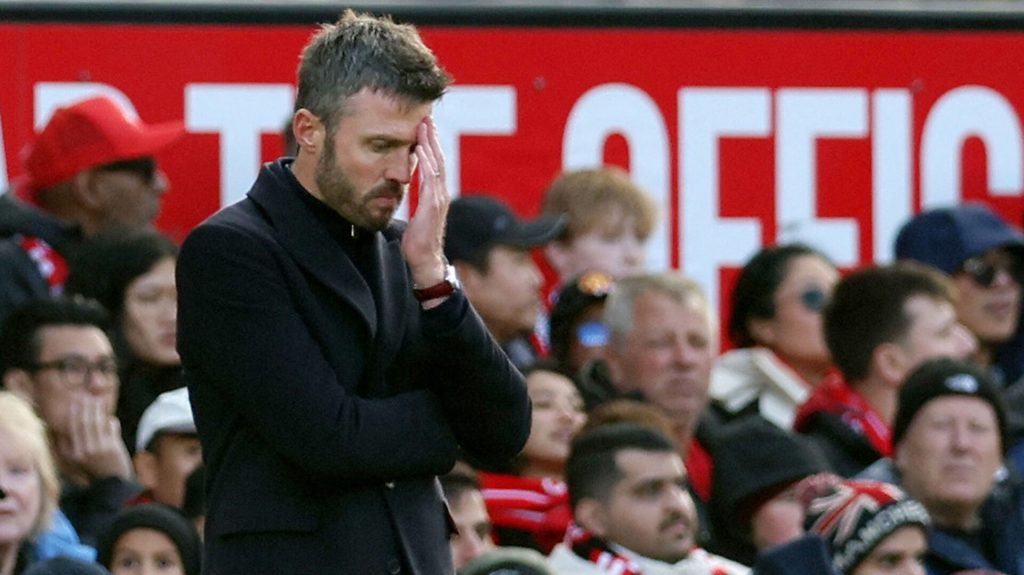 Michael Carrick under søndagens kamp