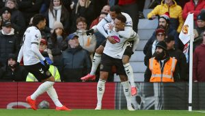 Bournemouth fejrer en scoring på Old Trafford