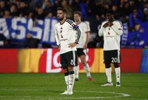 Bruno Fernandes under opgøret mellem Manchester United og Como i Champions League den 21. oktober 2026.
