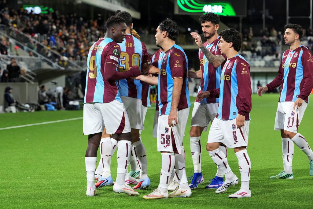 Franculino og Simsir der jubler med Trabzonspor