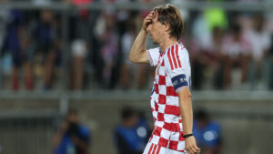 Luka Modric under England 0-7-sejr over Kroatien