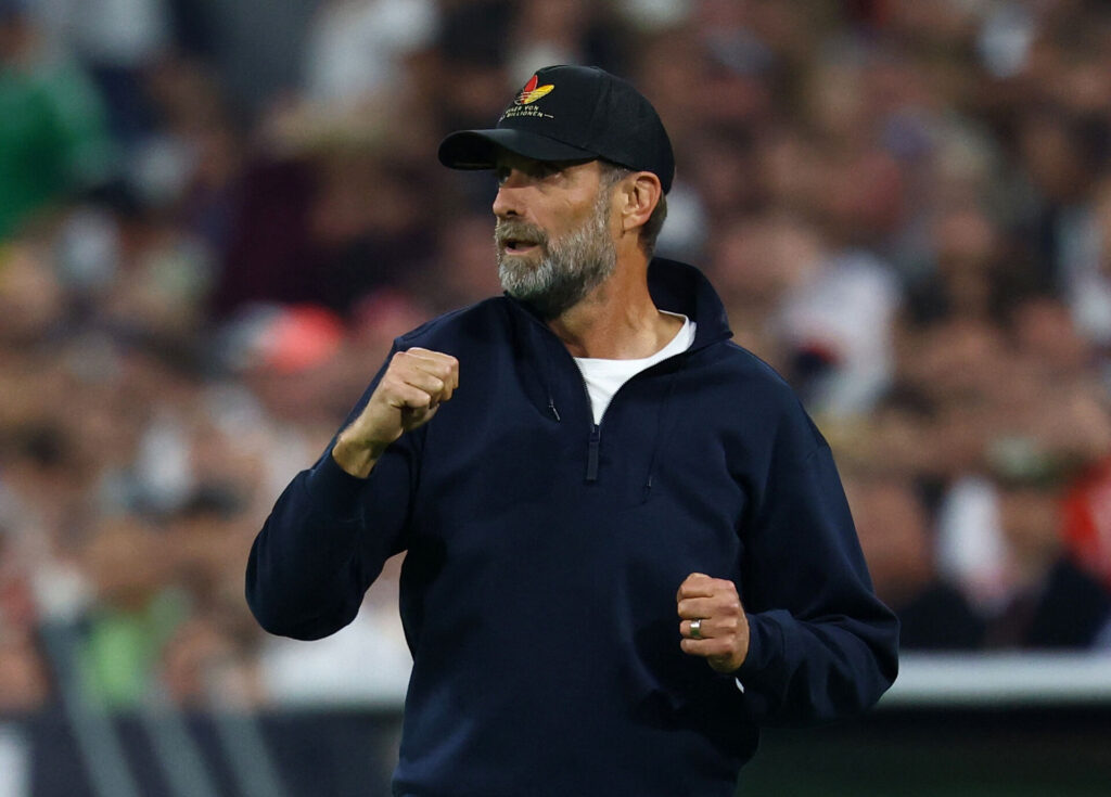 Jürgen Klopp jubler.