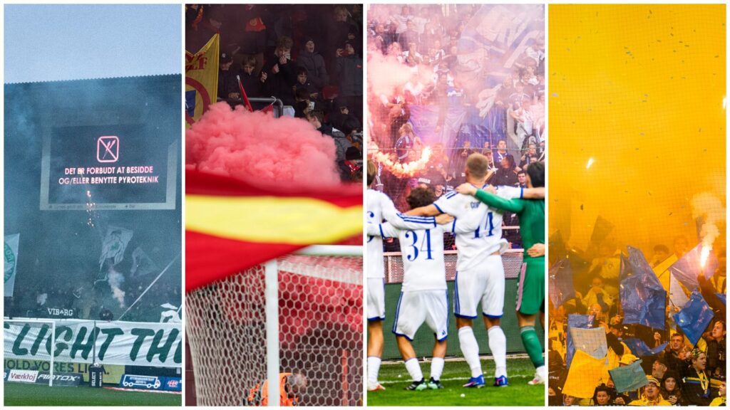 Superliga fyrværkeri Brøndby FCK Viborg FCM AGF