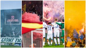 Superliga fyrværkeri Brøndby FCK Viborg FCM AGF