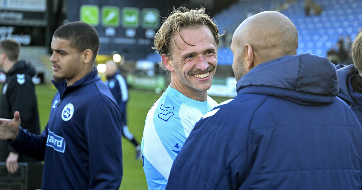 Assistkonge tangerede rekord – her er rundens Superliga-hold Mathias Olesen tangerede rekorden for flest oplæg i en kamp. Han er den 34. spiller, der laver tre af slagsen i løbet af 90 minutter.
Foto: Søren Gylling/Ritzau Scanpix