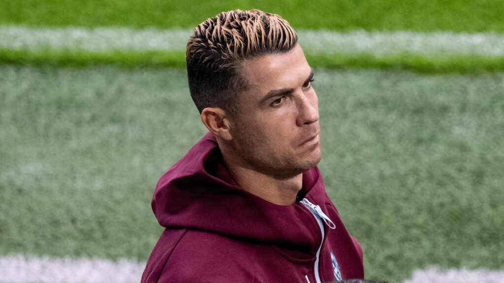 Cristiano Ronaldo i Malmø dagen inden Portugals kamp mod Danmark