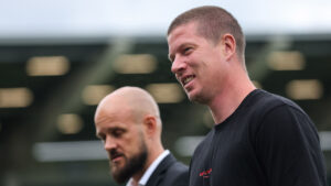 Mike Tullberg efter en FC Midtjylland-kamp